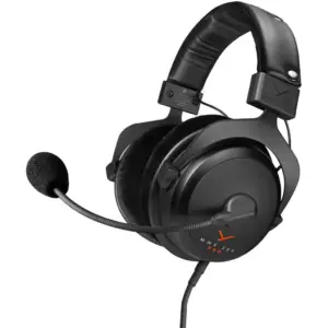 Beyerdynamic MMX 300 PRO Gaming Headset, STELLAR.45 Driver Technology, 5-40,000Hz Frequency Response, 48 Ohm Impedance, Cardioid Pattern, 2x Stereo Jack Plug 3.5mm & 3.5mm Adapter, Black | 730670