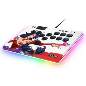 Razer Kitsune 2XKO Edition All-Button Optical Arcade Controller, Low-Profile Linear Optical Switches, Removable Aluminum Top Plate, Razer Chroma RGB, PS5 console or PC Compatible | RZ06-05020600-R3G1