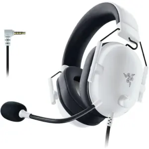 Razer BlackShark V2 X for XBOX Gaming Headphones, 7.1 Surround Sound, 50mm Drivers, 240g Lightweight Build, Noise Cancelling Mic, Hybrid Memory Foam Cushions Comfort, White | RZ04-03241500-R3M1