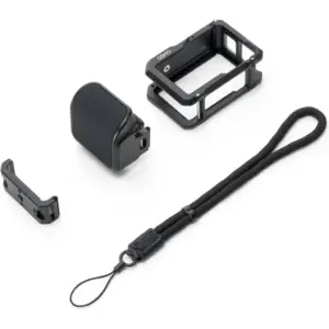 DJI Osmo Action 5 Pro Street Photography Grip Accessory Kit, Official DJI Compatible Utility Frame + Quick Release Side Cover + Street Photography Hand Grip, Black | Street-Photography-Kit