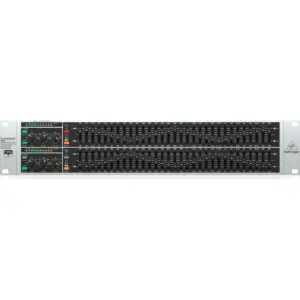 Behringer FBQ3102HD 31-Band Stereo Graphic Equalizer, Professional Dual Channel, FBQ Feedback Detection System, Sub Out, Balanced XLR/TRS, Illuminated Faders | FBQ3102HD