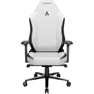 Cybeart Arctic White Apex 2.0 Series Gaming Chair, 4D Lumbar, 4D Armrest, Endura Nappa Leatherette, Magnetic Pillow, Recline & Tilt, 60MM Glide Casters, Up to 150kg Max Weight, White | GC-PUAPEX-09