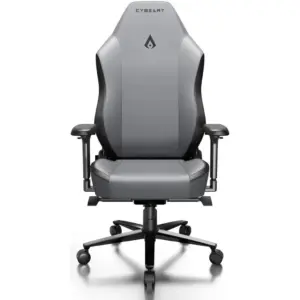 Cybeart Originals X11 Gray Apex 2.0 Series Gaming Chair, 4D Lumbar, 4D Armrest, Endura Nappa Leatherette, Magnetic Pillow, Recline & Tilt, 60MM Glide Casters, 150kg Max Weight, Black | GC-PUAPEX-06