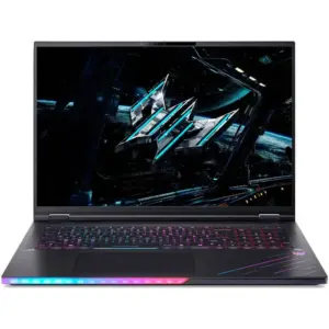 Acer Predator Helios 18 AI Gaming Laptop, 18" WQUXGA IPS 120Hz Display, Intel Core Ultra 9 275HX, 192GB RAM, 3TB SSD, GeForce RTX 5090 24GB GPU, English-Arabic K/B, Win11Pro, Black | NH.QVWEM.001