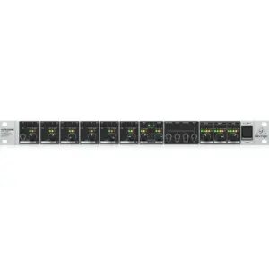 Behringer ZMX8210V2 Rackmount Zone Mixer, 8 Channels, 3-Bus Zone Distribution, 6 Mic/Line + 2 Stereo Inputs, Remote Control Ports, 4-Band EQ & Multi-Zone Output Flexibility | ZMX8210V2