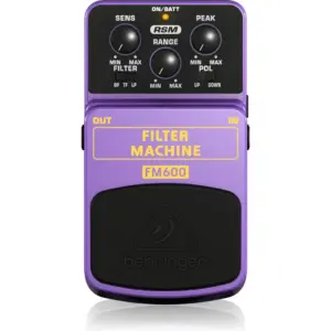 Behringer FM600 Filter Machine Guitar Effects Pedal, Voltage Controlled Filter, Envelope Follower, Resonance Control And Classic Analog Style Sweep For Dynamic Tone Shaping, Violet | FM600