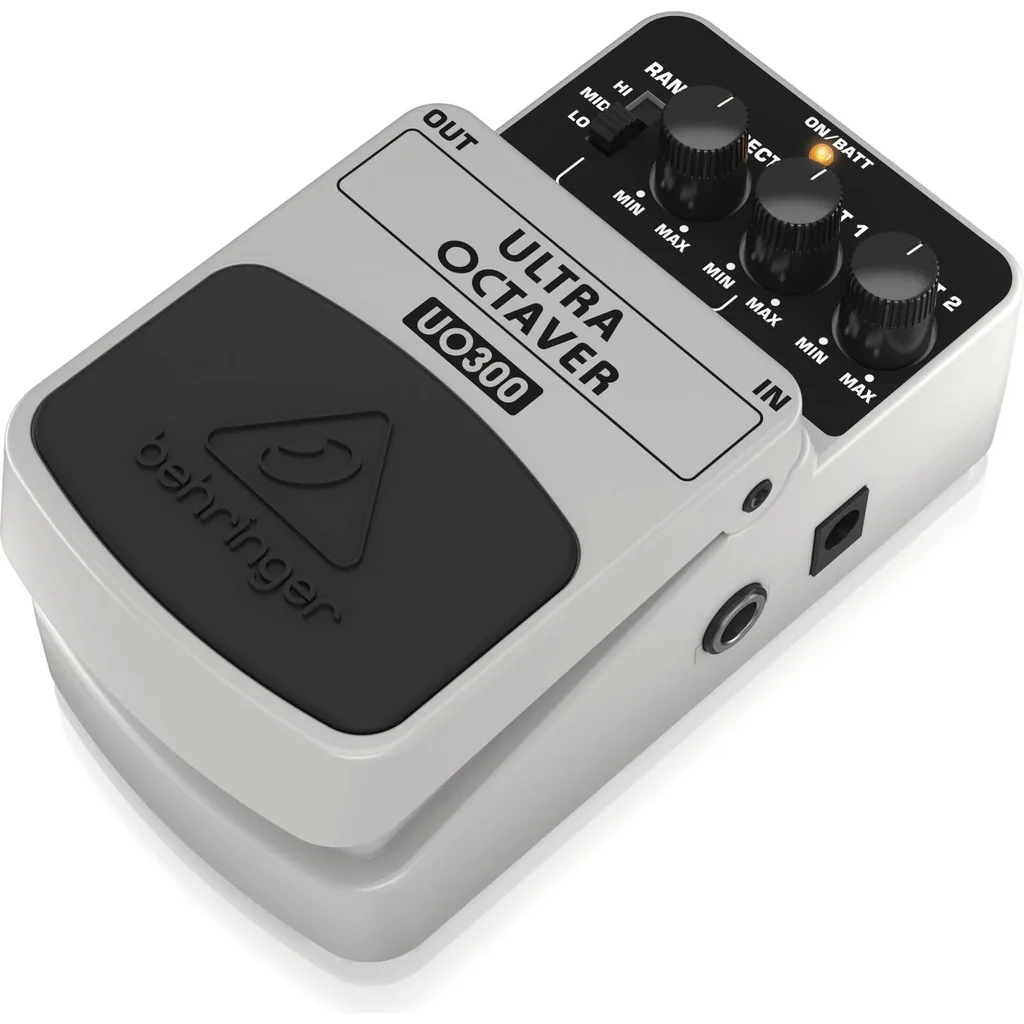 Behringer UO300 Ultra Octaver Guitar Effects Pedal, Octave Up/Down, Blend Control, True Bypass Switching And Versatile Tone Shaping For Guitar And Bass, Gray | UO300 - Image 2