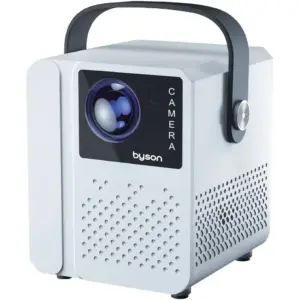 Byson Luma Full HD Projector, Full HDR Resolution, 50-120" Display, Remote Control & 360? Tripod, 5G WiFi Connectivity, HDR Support, Android 11 System, White | PR002