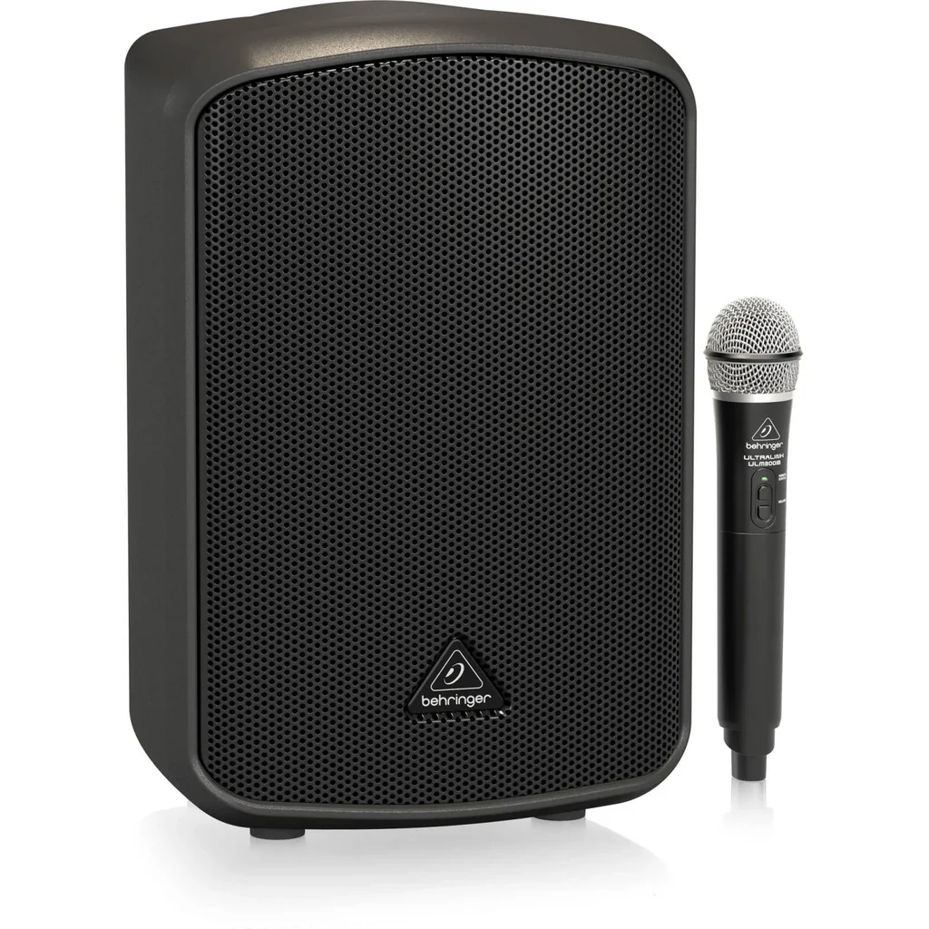Behringer Europort MPA200BT Portable Bluetooth PA Speaker, 200W Class D Power, Built In Rechargeable Battery, 20 Hour Playtime, 4 Channel Mixer & Wireless ULM Mic Included | MPA200BT - Image 2