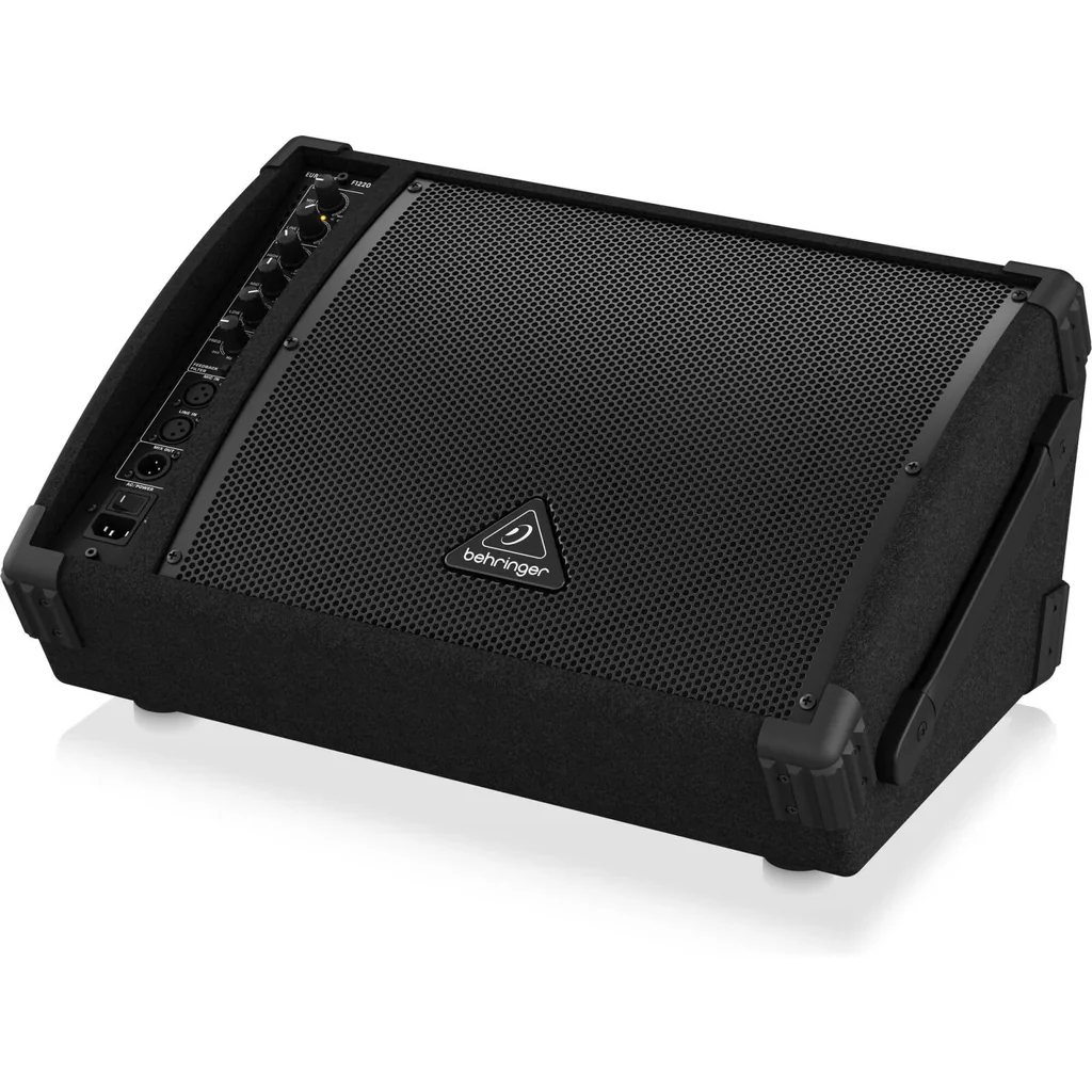 Behringer EUROLIVE F1220D Bi Amped Monitor Speaker, 250W Power, 12" Woofer, 3" Tweeter, Adjustable Feedback Filter, Built In Limiter, 3 Band EQ, Mic Line Inputs & Output, Pole Mount | F1220D - Image 3