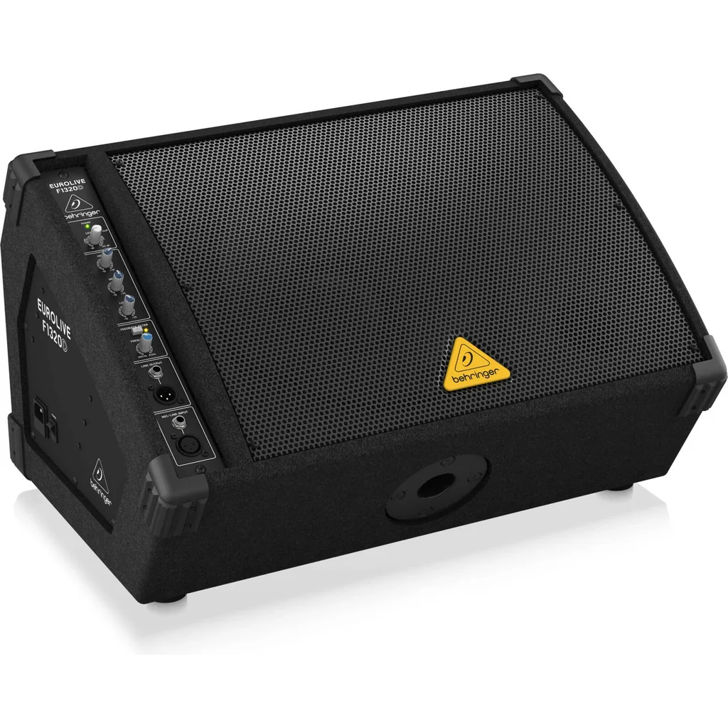 Behringer EUROLIVE F1320D Floor Monitor, 300W Bi Ampified, 13" Woofer, 3" Tweeter, Adjustable Feedback Filter, Built In Limiter, 3 Band EQ, Dual Inputs, Pole Mount With DSPFX ProX | F1320D - Image 2