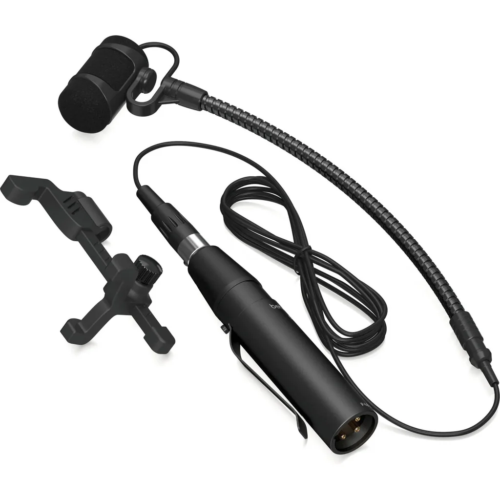 Behringer CB100VIOLIN Condenser Microphone System, Clip-On Cardioid Instrument Mic, Flexible Gooseneck, XLR Output, 50Hz-18kHz Response, Phantom Power, Mounting Kit | CB100VIOLIN - Image 2