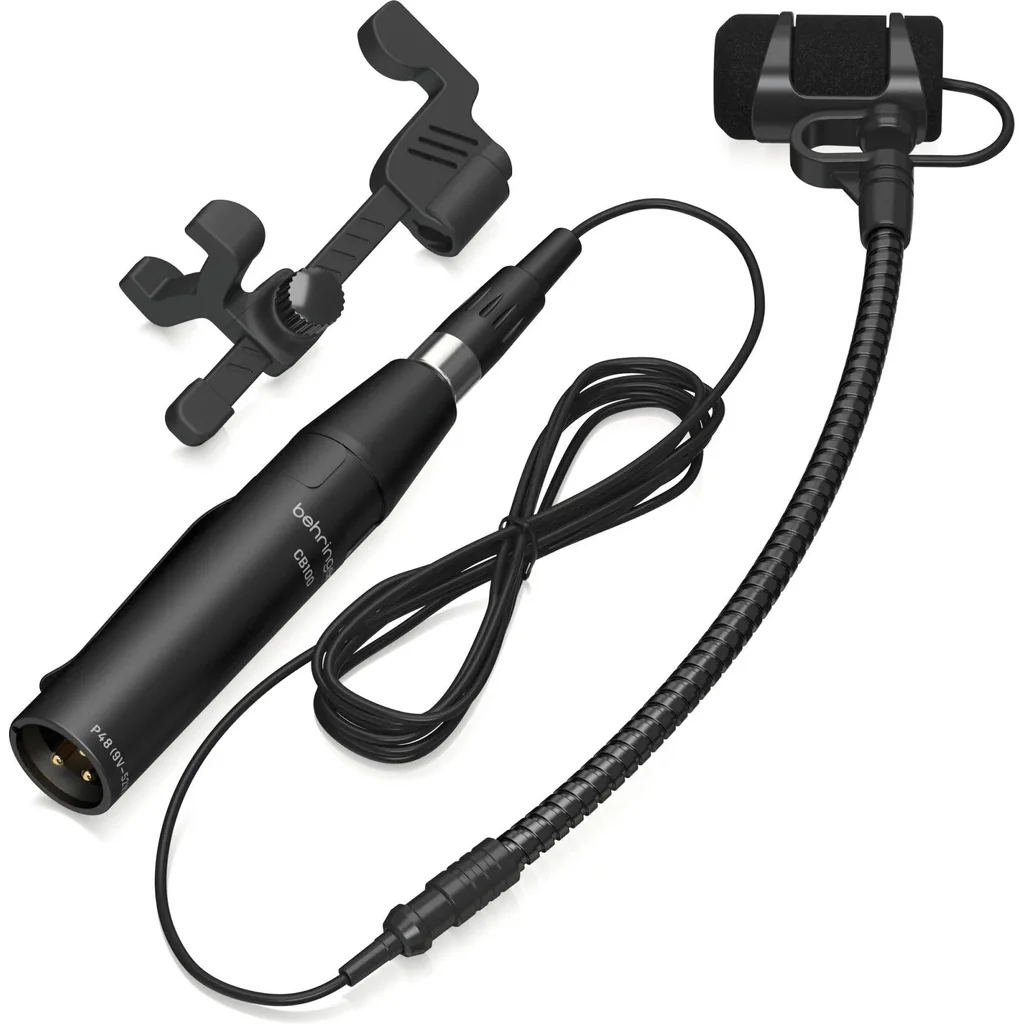 Behringer CB100VIOLIN Condenser Microphone System, Clip-On Cardioid Instrument Mic, Flexible Gooseneck, XLR Output, 50Hz-18kHz Response, Phantom Power, Mounting Kit | CB100VIOLIN - Image 3