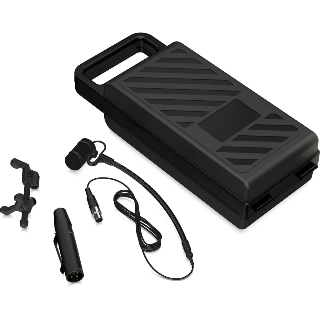 Behringer CB100VIOLIN Condenser Microphone System, Clip-On Cardioid Instrument Mic, Flexible Gooseneck, XLR Output, 50Hz-18kHz Response, Phantom Power, Mounting Kit | CB100VIOLIN - Image 4