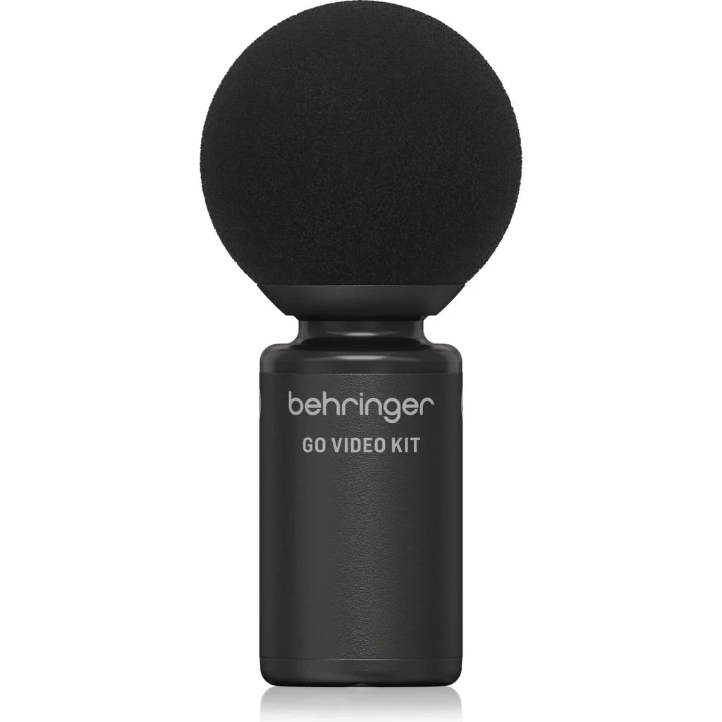 Behringer GOVIDEOKIT Video Microphone Kit, Dual Condenser Capsules, Mid Side Stereo Mic, 32bit 96kHz Audio, USB-C Interface, Tripod Stand, Smartphone Clamp | GOVIDEOKIT - Image 5