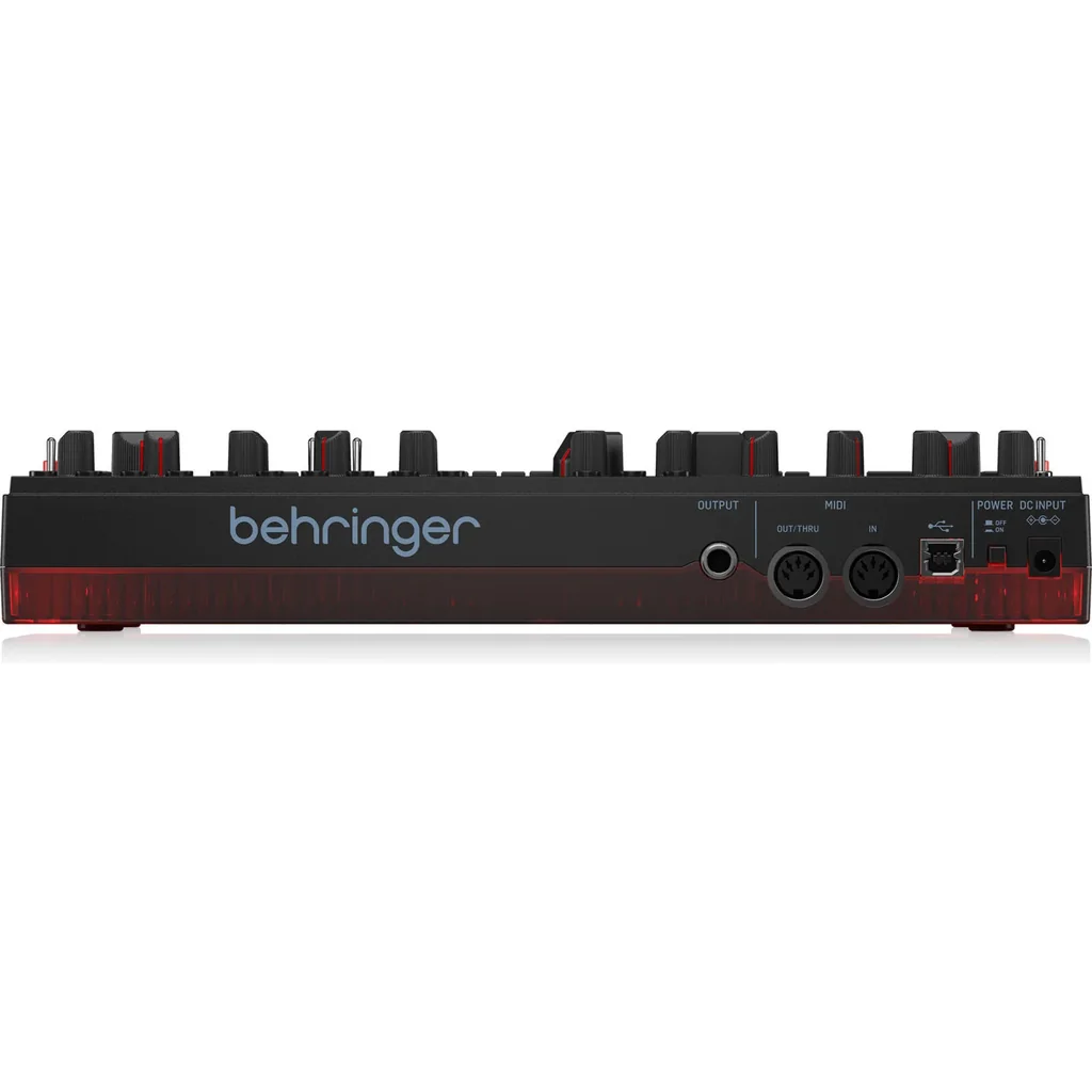 Behringer TD3MOBK Modded Out Analog Bass Line Synthesizer, VCO MIDI Controllable, VCF Sub Harmonics Oscillator, Accent Slide Controls, USB MIDI, Classic Acid Bass Tone | TD3MOBK - Image 5