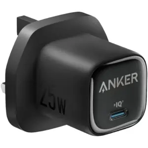 Anker A2656 Charger, 25W Power Output, MultiProtect Safety System, Ultra Portable with Foldable Plug, High Compatibility, Supports SAMSUNG Super Fast Charging, Black | A2656