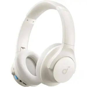 ANKER Soundcore Q11i Wireless Headphones, 40mm Dynamic DriverHi-Res Audio, One-Touch Bass Boost, 60-Hour Playtime, Detachable Ear Cushions, Bluetooth V5.3, Up to 60 Hours Battery, White | Q11i