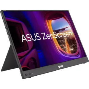 ASUS ZenScreen MB16FC Portable Monitor, 16" IPS Display, WUXGA Resolution, 75Hz Refresh Rate, 5ms (GtG) Response Time, 16.7M Color Display, Trace Free Technology | 90LM0CB1-B01N71
