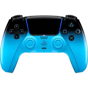 Sony PlayStation 5 DualSense Wireless Controller, Haptic Feedback & Adaptive Triggers, Bluetooth, Built-in Mic, Headset Jack & Speaker, Built-in Battery & USB Type-C, Rhythm Blue | 6669064