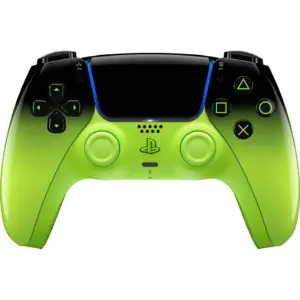 Sony PlayStation 5 DualSense Wireless Controller, Haptic Feedback & Adaptive Triggers, Bluetooth, Built-in Mic, Headset Jack & Speaker, Built-in Battery & USB Type-C, Remix Green | 6669065