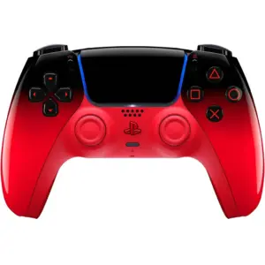 Sony PlayStation 5 DualSense Wireless Controller, Haptic Feedback & Adaptive Triggers, Bluetooth, Built-in Mic, Headset Jack & Speaker, Built-in Battery & USB Type-C, Techno Red | 6669062