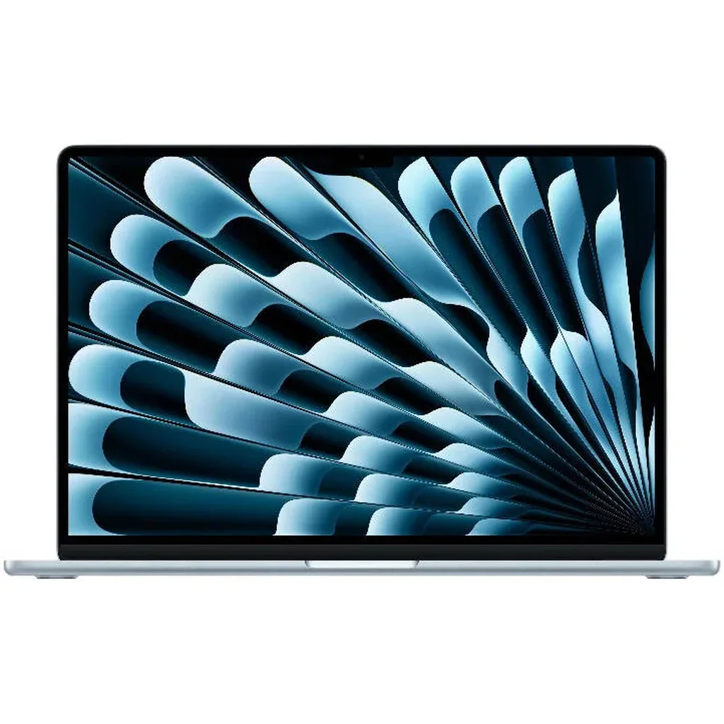 Apple MacBook Air Laptop, 15.3" Liquid Retina Display, M5 Chip, 10-Core CPU, 10-Core GPU, 16 Core Neural Engine, 16GB RAM, 1TB SSD, MacOS, English Keyboard, Sky Blue | MDVT4