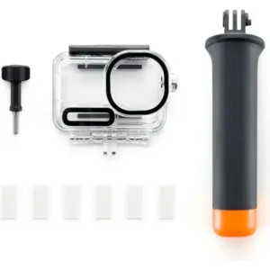 DJI Diving Accessory Kit for Osmo Action 6, Up to 60 Meters Water Depth, Sealed Waterproof Case, Anti-Fog Inserts, Floating Handle, Wrist Strap, Locking Screw | CP.OS.00000536.02