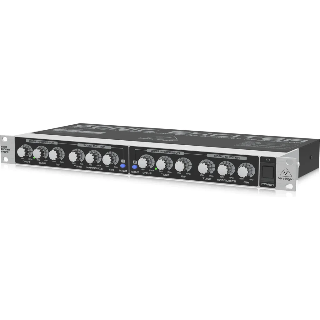 Behringer SX3040V2 Stereo Exciter & Bass Processor Rack Unit, 2-Channel Sound Enhancement, Balanced XLR & " I/O, 1U Rackmount Audio Enhancer, Black | SX3040V2 - Image 3