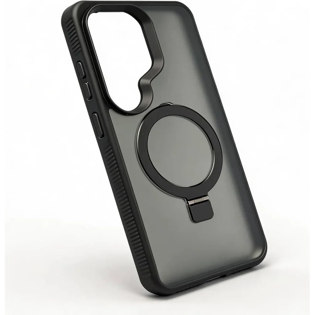 CROWNYX Aegis GripStand Pro Case for Samsung Galaxy S26 Ultra, MagSafe, Shockproof, Black | SAMS26UL-MGSF-AGSP-BLK - Image 2