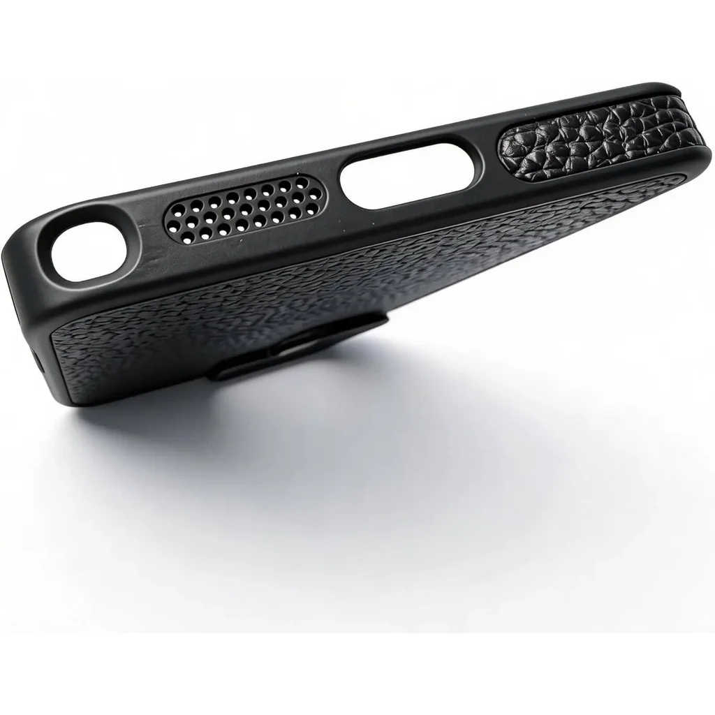 CROWNYX Leather Case for Samsung Galaxy S25 Ultra, MagSafe, Shockproof, Black| SAMS25UL-MGSF-RGL-BLK - Image 3
