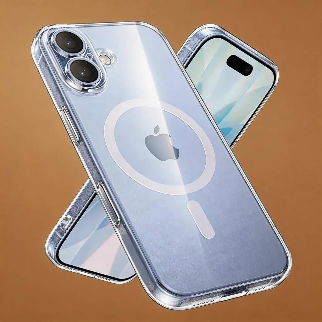 CROWNYX Hybrid PureClear iPhone 17 Case, Magsafe, Military-Grade Drop, Anti-Scratch & Fingerprint Resistant, Clear | IP17-MGSF-PC - Image 6