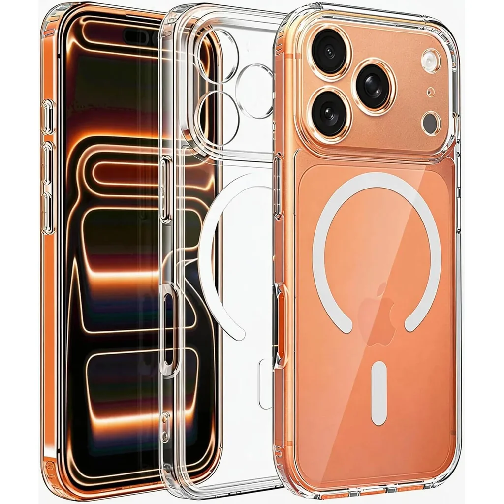 CROWNYX Hybrid PureClear iPhone 17 Pro Max Case, Magsafe, Military-Grade Drop, Anti-Scratch & Fingerprint Resistant, Clear | IP17PM-MGSF-PC - Image 6