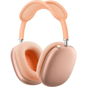 Apple AirPods Max 2 Wireless Over-Ear Headphones, Active Noise Cancellation, Spatial Audio, H2 Chip, Bluetooth 5.3, Orange | MHWN4AM/A