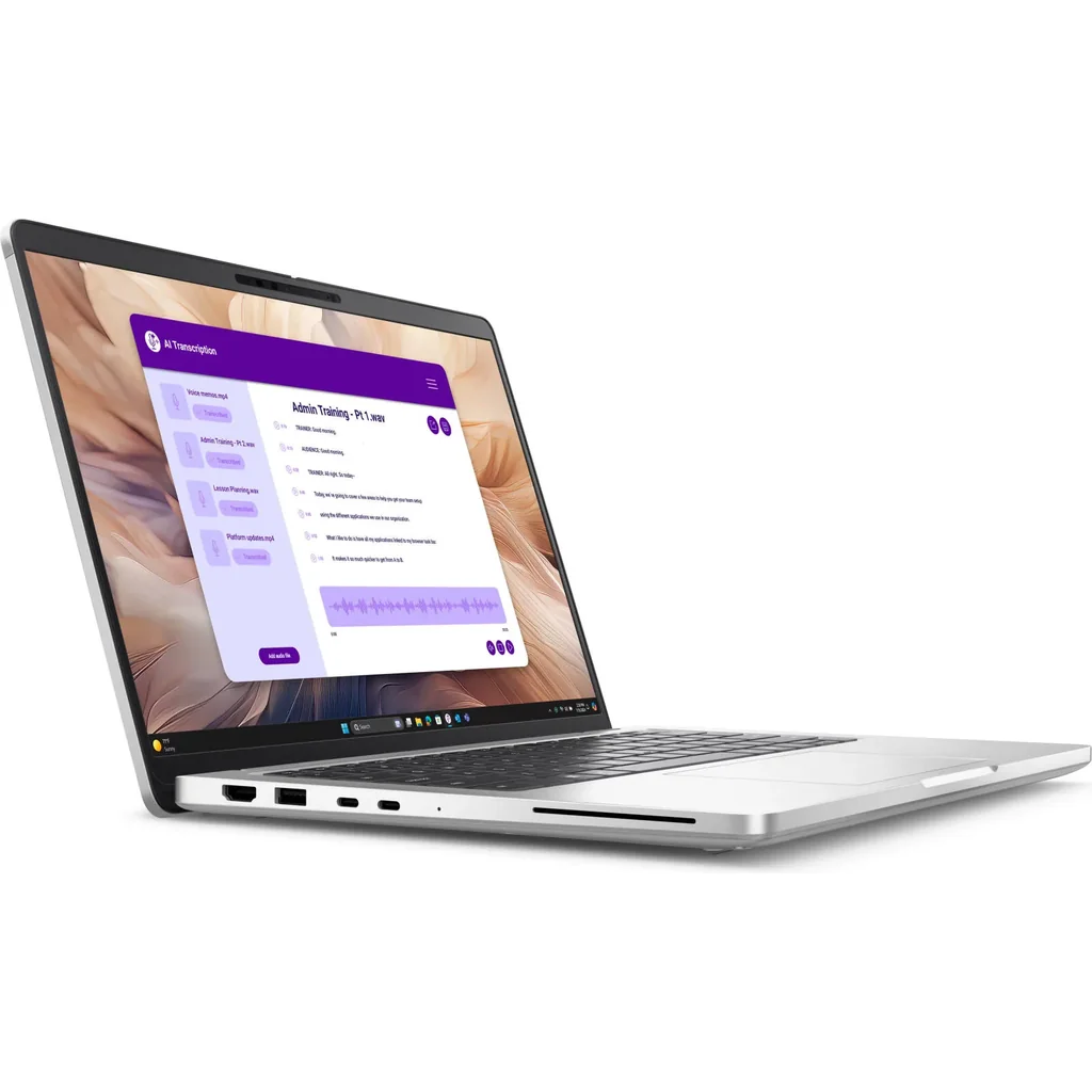 Dell Pro 14 Plus PB14250 Laptop, 14" FHD+ IPS 60Hz Touch Display, Intel Core Ultra 7 268V vPro, 32GB RAM, 512GB SSD, Integrated Intel Graphics, English US Keyboard, Win11Pro, Silver | PB14250 - Image 2