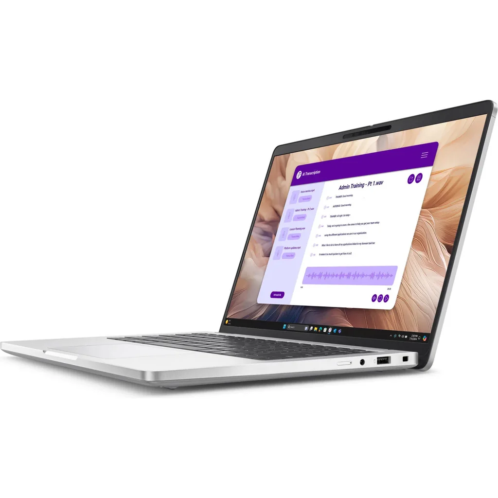 Dell Pro 14 Plus PB14250 Laptop, 14" FHD+ IPS 60Hz Touch Display, Intel Core Ultra 7 268V vPro, 32GB RAM, 512GB SSD, Integrated Intel Graphics, English US Keyboard, Win11Pro, Silver | PB14250 - Image 3