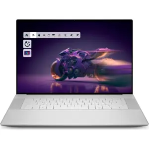 Dell 16 Premium Laptop, 16.3" 2K 120Hz Display, Intel Core Ultra 7 255H, 16GB RAM, 1TB SSD, GeForce RTX 5050 8GB GPU, English-Arabic Keyboard, Windows 11 Pro, Platinum | DCCUDEL11P16WU7BX001
