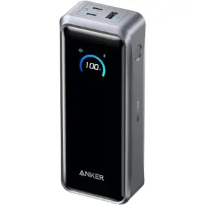 Anker Prime 26K 300W Power Bank, 26,250mAh Portable Charger, Dual USB C 140W, 300W Total Output, 250W Fast Recharge, Smart Display App Control | A110AH11