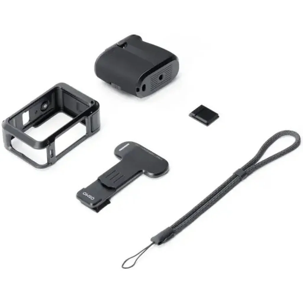 DJI Osmo Action 6 Street Photography Grip Accessory Kit, Professional Handheld Cage & Grip for Stable Street Shooting, Black