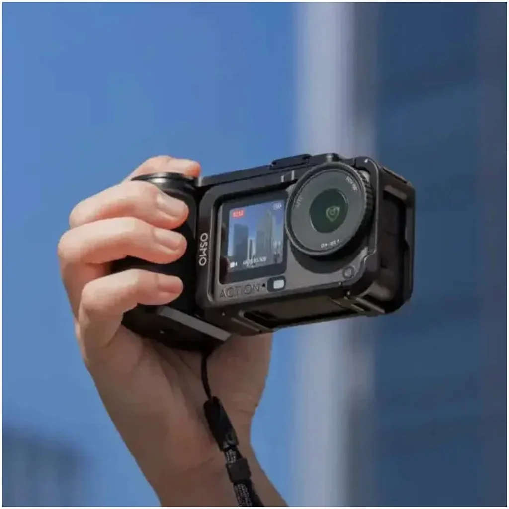 DJI Osmo Action 6 Street Photography Grip Accessory Kit, Professional Handheld Cage & Grip for Stable Street Shooting, Black - Image 4