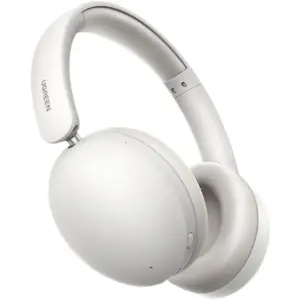 UGREEN HiTune Studio Max2 Wireless Over Ear Headphones, Bluetooth 5.4, ANC Headset, 80 Hour Battery Life, AI Noise Cancelling Dual Mic, 40mm Drivers, Low Latency, White | 45017
