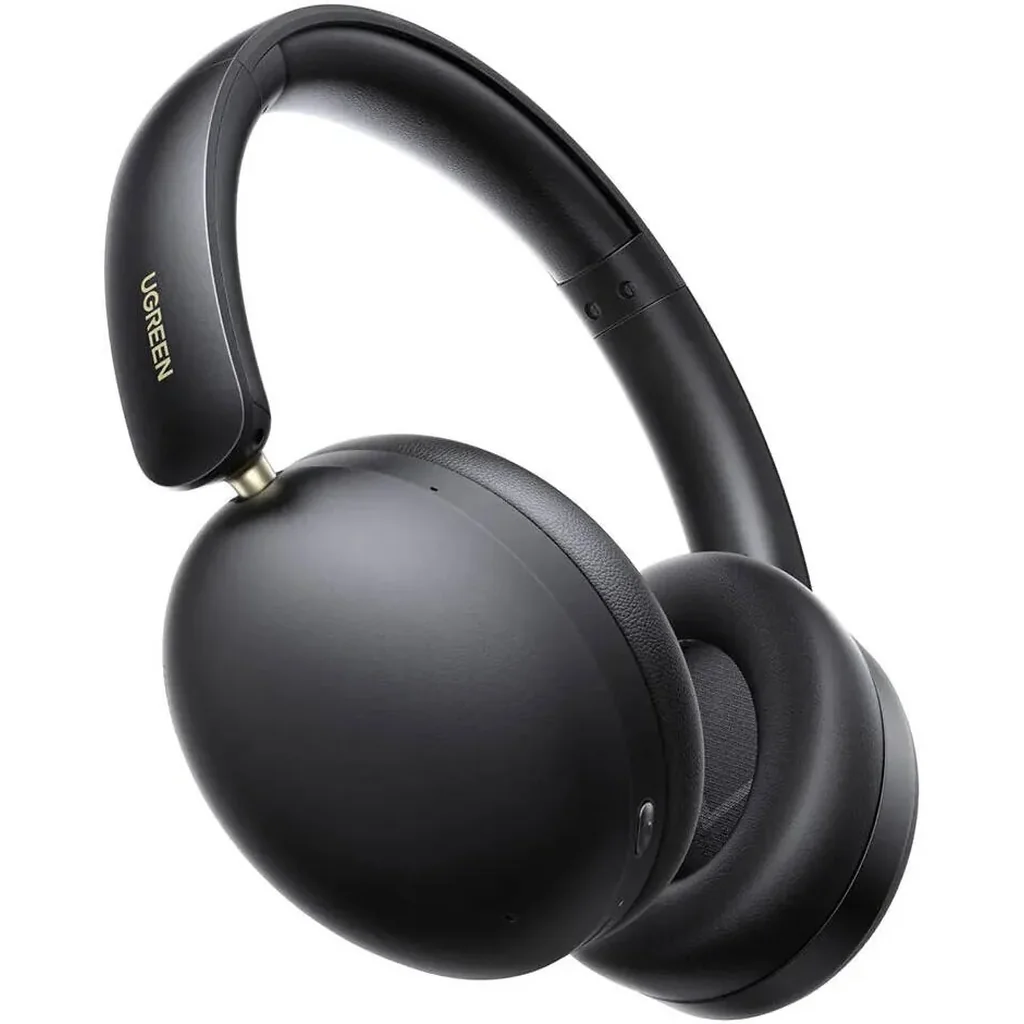 UGREEN HiTune Studio Max2 Wireless Over Ear Headphones, Bluetooth 5.4, ANC Headset, 80 Hour Battery Life, AI Noise Cancelling Dual Mic, 40mm Drivers, Low Latency, Black | 45018