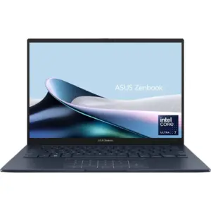 ASUS Zenbook 14 OLED UX3405CA Laptop, 14" 3K OLED 120Hz Display, Intel Core Ultra 7 255H, 16GB RAM, 1TB SSD, Intel Arc Graphics, English-Arabic K/B, Windows 11 Home, Ponder Blue | 90NB14W3-M019R0