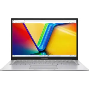 ASUS Vivobook 14 X1404VAP Laptop, 14" FHD IPS Display, Intel Core 7 150U, 16GB RAM, 1TB SSD, Intel Graphics, English-Arabic Keyboard, Windows 11 Home, Cool Silver | 90NB13U2-M00TA0