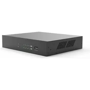AISPEECH DP44 Dante Digital Audio Processor, 4x4 Analog and Dante I/O, 48kHz 24bit DSP Engine, Matrix Mixing, AEC Noise Suppression, AGC, EQ, Delay, PoE Support, Black | DP44