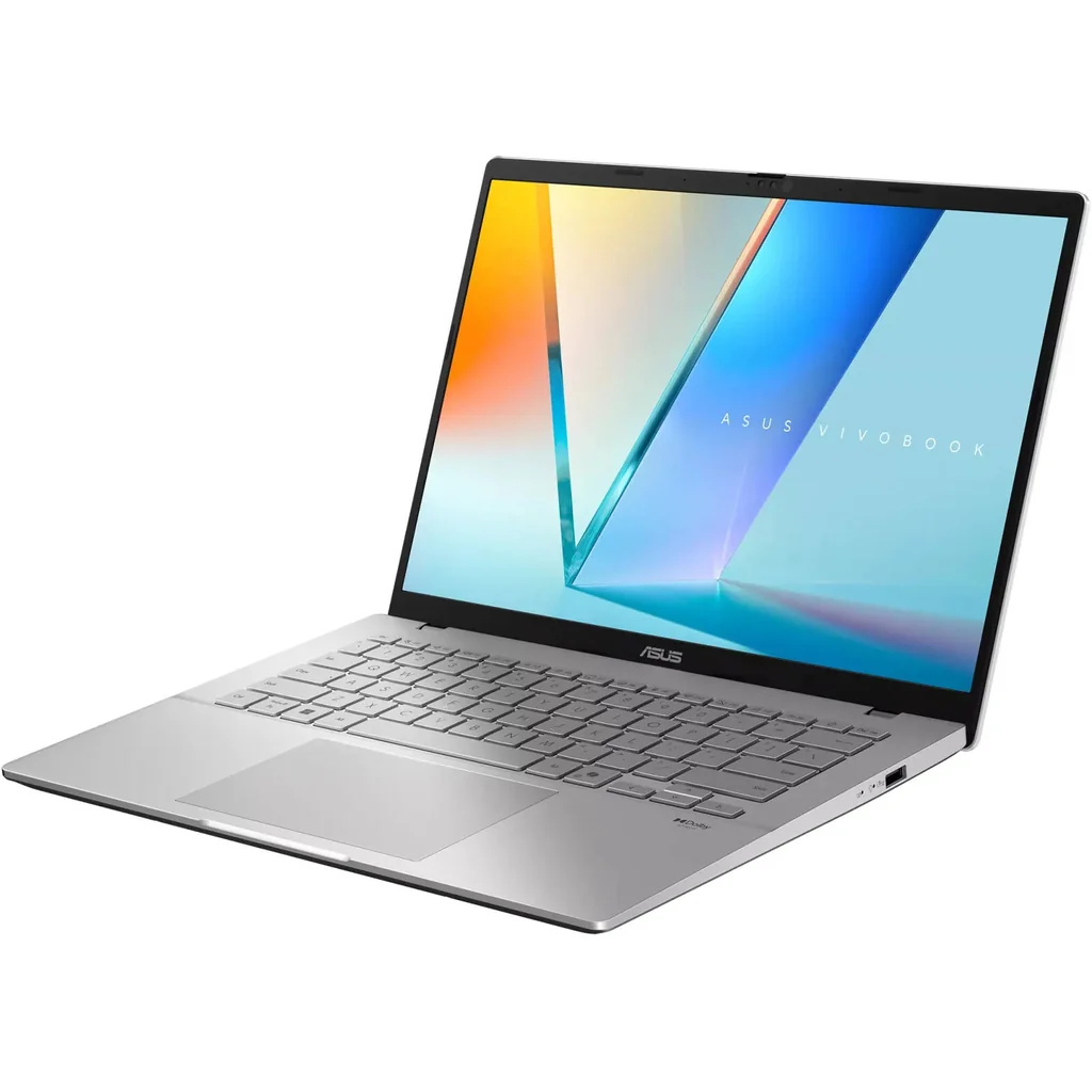 ASUS Vivobook S14 M3407 Laptop, 14" WUXGA OLED Display, AMD Ryzen AI 5 330, 16GB RAM, 512GB SSD, AMD Radeon Graphics, English-Arabic K/B, Windows 11 Home, Cool Silver | 90NB16P2-M007X0 - Image 3