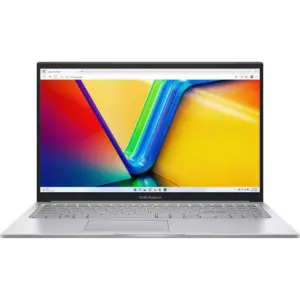 ASUS Vivobook 15 X1504VAP Laptop, 15.6" FHD IPS 60Hz Display, Intel Core 7 150U, 16GB RAM, 512GB SSD, Intel Graphics, English-Arabic Keyboard, Windows 11 Home, Cool Silver | 90NB13Y2-M02290