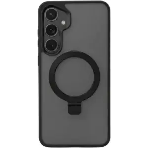 CROWNYX Aegis GripStand Pro Case for Samsung Galaxy S26 Plus, MagSafe Compatible, Shockproof, Slim Hybrid TPU Cover, Kickstand & Grip Ring, Black | SAMS26PL-MGSF-AGSP-BLK