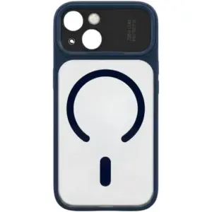 CROWNYX Fresh Aura Case for iPhone 15, Magsafe Compatible, Camera Control Cover, Military-Grade Drop Protection,TPU Case, Scretch Resistant, Blue | IP15-MGSF-FA-DB