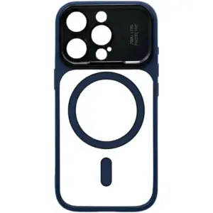 CROWNYX Fresh Aura Case for iPhone 15 Pro, Magsafe Compatible, Camera Control Cover, Military-Grade Drop Protection,TPU Case, Scretch Resistant, Blue | IP15P-MGSF-FA-DB